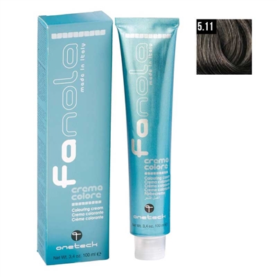 Fanola - 5.11 Light Chestnut Intense Ash - 100ml