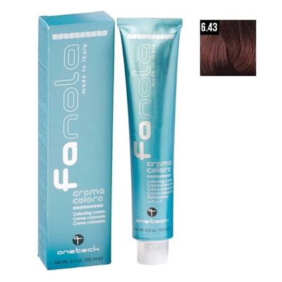 Fanola - 6.43 Copper Golden Dark Blonde - 100ml