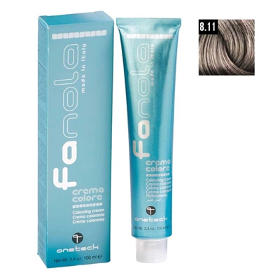 Fanola - 8.11 Light Blonde Intense Ash - 100ml