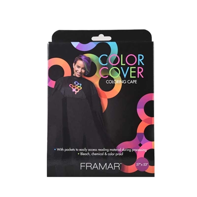 Framar - Color Cover Cape w/Snaps - Rubber Neck