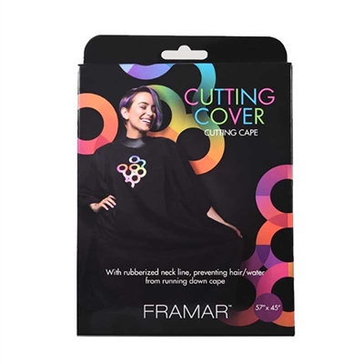 Framar - Cutting Cover Poly Cape w/Snaps -  Rubber Neck