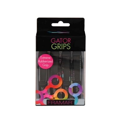 Framar - (91002) Black Gator Grips - 4/pk