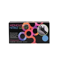 Framar - (90013)Midnight Nitrile Gloves- Small w/cuff -100/box
