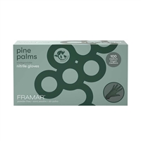 Framar - (90030) Pine Palms Nitrile Gloves - Large