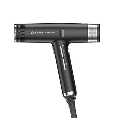 GAMA - IQ 3 Hair Dryer w/Diffuser - Black