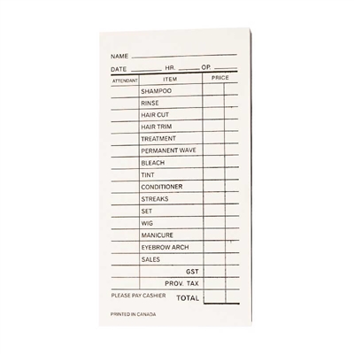 H&R - Bill Pad - White
