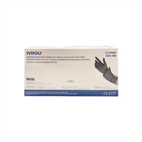 H&R - IVROU Black Nitrile Gloves - Large - 100pk