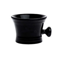 H&R - Black Ceramic Shave Bowl