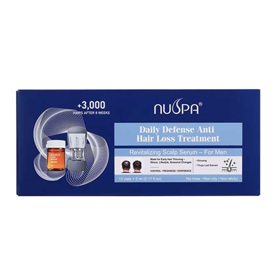 NUSPA - Daily Defense Anti-Hair Loss Ampoule Men - 13x5ml