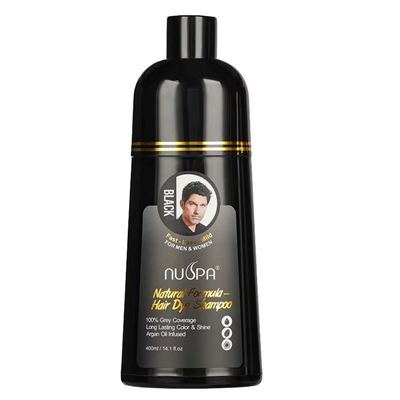 NUSPA - Black Shampoo - 400ml