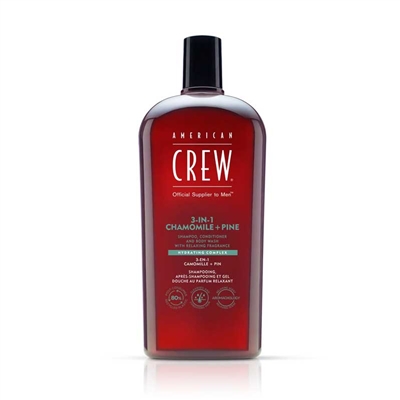 American Crew - 3-in-1 Chamomile Pine Shampoo - 1L