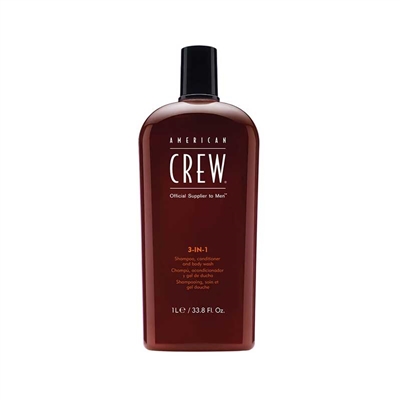 American Crew - 3-in-1 Shampoo - 1L