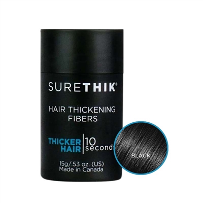 SureThik - Hair Thickening Fibers - Black - 15g