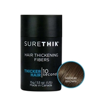 SureThik - Hair Thickening Fibers - Medium Brown  - 15g